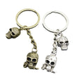 Metal Minimalist Skull Keychain Bag Charm Gift view 5