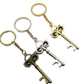 Metal Lock And Key Keychain Simple Key Ring Gift view 5