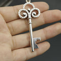 Metal Lock And Key Keychain Simple Key Ring Gift view 4