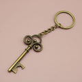 Metal Lock And Key Keychain Simple Key Ring Gift view 6