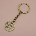 Metal Five Point Star Keychain Bag Charm for Keys and Gifts view 6