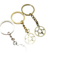 Metal Five Point Star Keychain Bag Charm for Keys and Gifts view 5