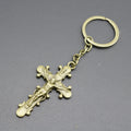 Metal Cross Keychain Bag Charm Gift view 4