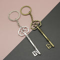 Metal Vintage Unlocking Key Keychain Bag Charm Gift Key Ring view 1