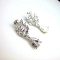 2026 New Delicate Design Short Water Drop Earrings For Women, Elegant Bridal Wedding Dangle Earrings view 2