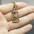 Metal Carousel Horse Keychain Minimalist Bag Charm Gift view 4
