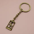 Metal Carousel Horse Keychain Minimalist Bag Charm Gift view 6