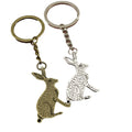 Zinc Alloy Simple Rabbit Keychain Bag Charm Gift view 5