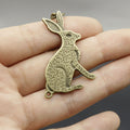 Zinc Alloy Simple Rabbit Keychain Bag Charm Gift view 4