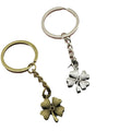 Zinc Alloy Four Leaf Clover Keychain For Bag Charm Gift view 5
