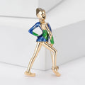 Alloy Women's Brooch Pin With Minimalist Fashion Design For Party Apparel view 2