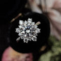 Trendy Snowflake Zircon Ring For Women, Korean Niche Design Birthday Gift Fashion Finger Jewelry view 3