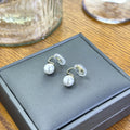 French Minimalist Pearl Spiral Clip On Earrings Elegant Light Luxury No Piercing Alloy Pearl Earrings view 3