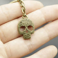 Metal Skull Keychain Bag Charm Gift view 4