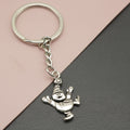 Metal Snowman Keychain Bag Charm view 1