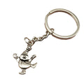 Metal Snowman Keychain Bag Charm view 5