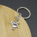 Metal Snowman Keychain Bag Charm view 3