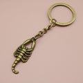 Zinc Alloy Minimalist Scorpion Keychain Bag Charm Gift view 6