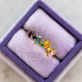 Delicate Zircon Geometric Ring For Women, Fashion Luxury Temperament Index Finger Statement Jewelry view 3
