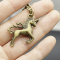 Zinc Alloy Unicorn Keychain Bag Charm Gift view 4