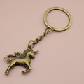 Zinc Alloy Unicorn Keychain Bag Charm Gift view 6