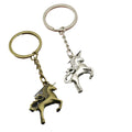 Zinc Alloy Unicorn Keychain Bag Charm Gift view 5