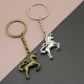 Zinc Alloy Unicorn Keychain Bag Charm Gift view 1