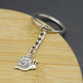 Zinc Alloy Snail Keychain For Bag Charm Gift view 3