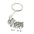 Metal Hollow Sheep Keychain Key Ring Bag Charm Gift view 5