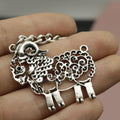 Metal Hollow Sheep Keychain Key Ring Bag Charm Gift view 4
