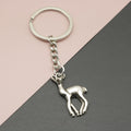 Zinc Alloy Minimalist Deer Keychain Bag Charm Gift Key Ring view 1