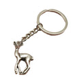 Zinc Alloy Minimalist Deer Keychain Bag Charm Gift Key Ring view 5
