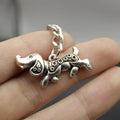 Alloy Dog Keychain Bag Charm view 3