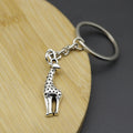 Metal Simple Giraffe Shape Keychain Bag Charm view 4