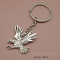 Zinc Alloy Minimalist Eagle Keychain For Car Key Ring view 2