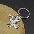 Zinc Alloy Minimalist Eagle Keychain For Car Key Ring view 3
