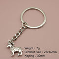 Metal Minimalist Sheep Keychain Cute Bag Charm Gift view 2