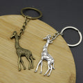 Zinc Alloy Giraffe Keychain Animal Bag Charm Gift view 4