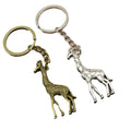 Zinc Alloy Giraffe Keychain Animal Bag Charm Gift view 5