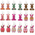Easter Acrylic Bunny Drop Earrings Cute Rabbit Egg Carrot Cartoon Dangle Earrings For Women view 1