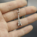 Metal 3D Eiffel Tower Keychain Travel Gift Key Ring view 4