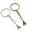 Metal 3D Eiffel Tower Keychain Travel Gift Key Ring view 5