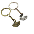 Zinc Alloy Fan Keychain for Bag Charm Gift view 5