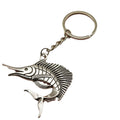 Zinc Alloy Simple Swordfish Keychain Ocean Bag Charm Gift view 5