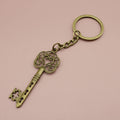Metal Hollow Floral Keychain Key Ring Bag Charm Gift view 6