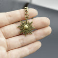Metal Minimalist Sun Keychain Bag Charm Gift view 4