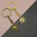 Metal Minimalist Sun Keychain Bag Charm Gift view 1
