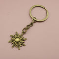 Metal Minimalist Sun Keychain Bag Charm Gift view 6