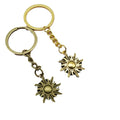 Metal Minimalist Sun Keychain Bag Charm Gift view 5