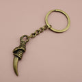 Metal Minimalist Wolf Fang Keychain Bag Charm Gift view 6